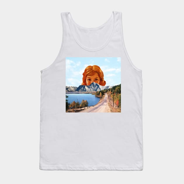 Day Cap - Surreal/Collage Art Tank Top by DIGOUTTHESKY